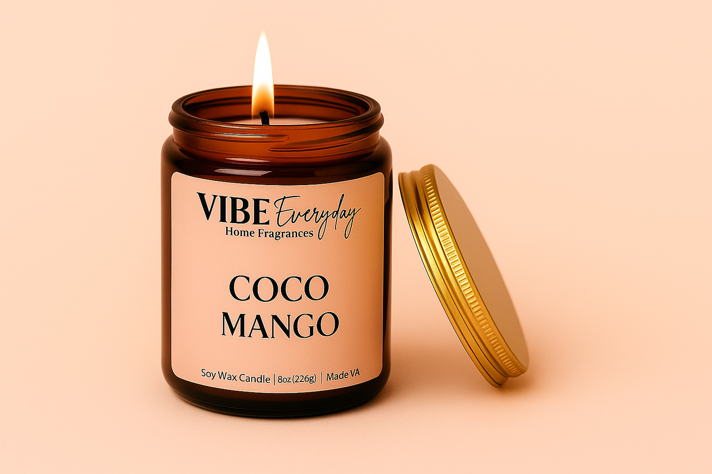 Coco Mango Candle – Tropical, Creamy, and Inviting | Vibe Everyday